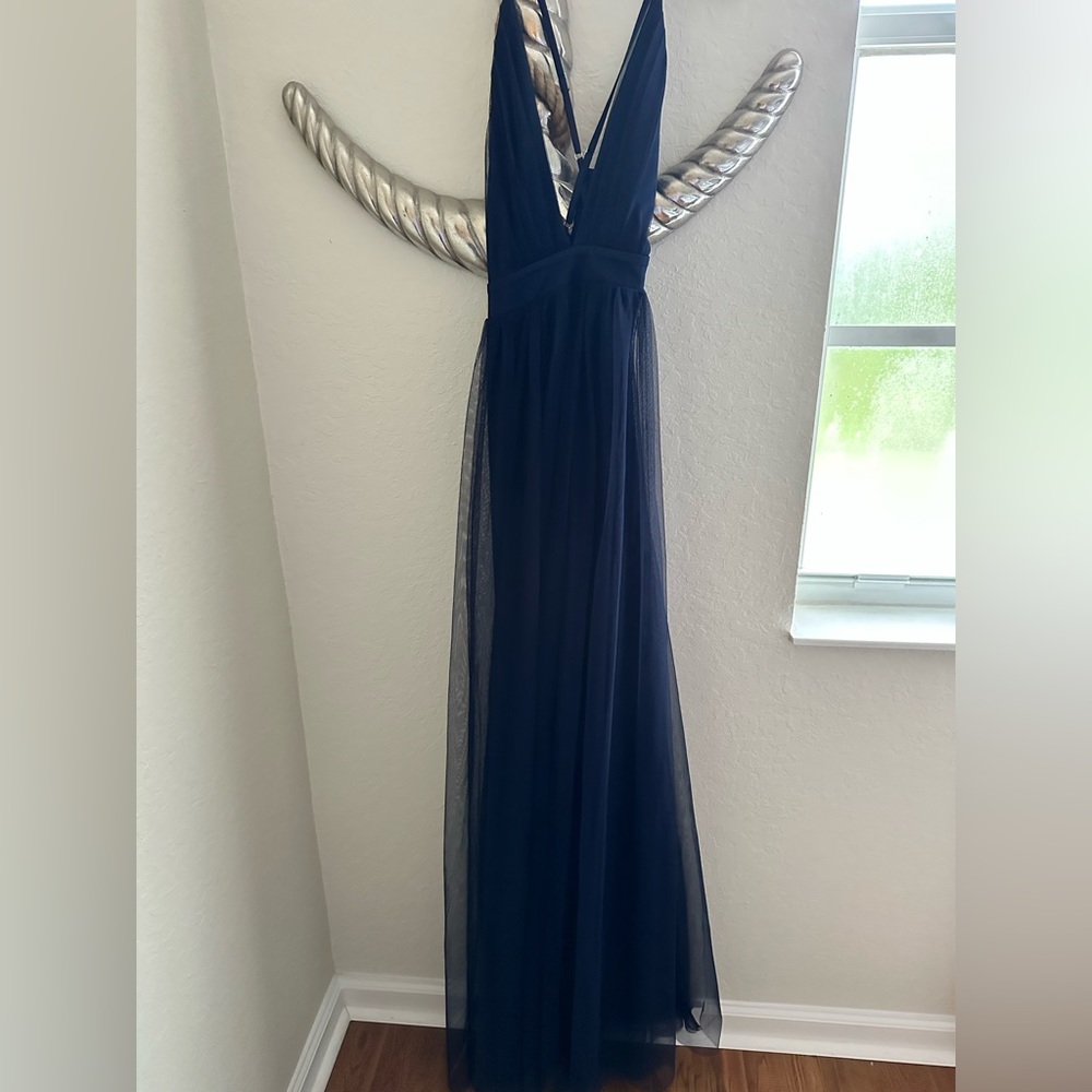 LUXXEL tulle maxi dress